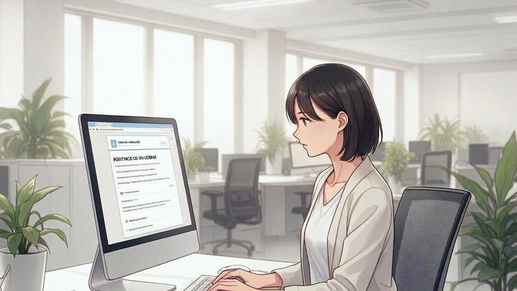 Recruteur et étudiants en entretien